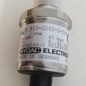 810-0060-2-069 Sensor de presión HYDAC EDS 810 Presostato electrónico 60 bar 8-42 VCC