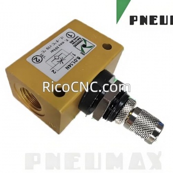 6.01.14N Pneumax REGULADOR DE CAUDAL UNIDIRECCIONAL G1/4 REF. Válvula de Control de Caudal