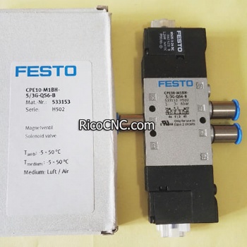 CPE10-M1BH-5/3G-QS-6-B Electroválvula Festo 533153 Válvulas direccionales universales