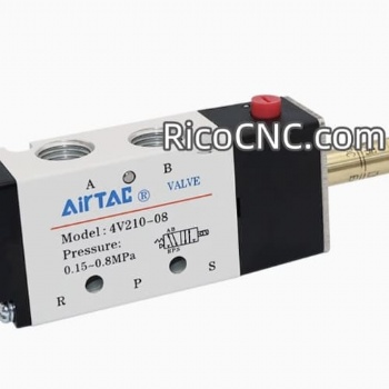 4V210-08 Válvulas solenoides Airtac Válvulas neumáticas de aire 5 puertos 2 posiciones