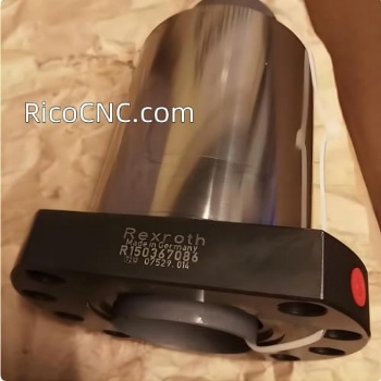 R150267086/R150367086 Tuerca de husillo a bolas Bosch Rexroth, tuerca simple con brida FEM-E-C