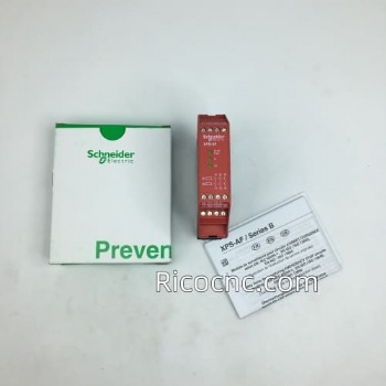 XPSAF5130 Relé de seguridad Schneider, 24 V CA/CC, 3 NA, 2,5 amperios, Preventa, terminales de tornillo cautivo.